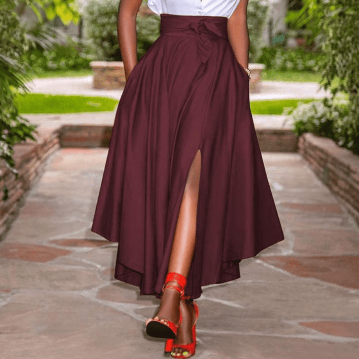 Levoire | Vintage et Moderne Jupe Longue Femme Jupe Rot