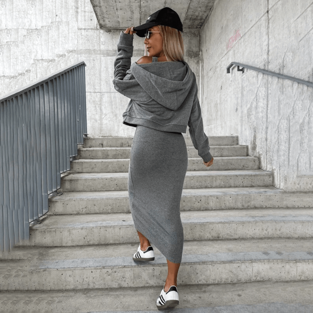 Levoire | Ensemble robe pull tricot femme