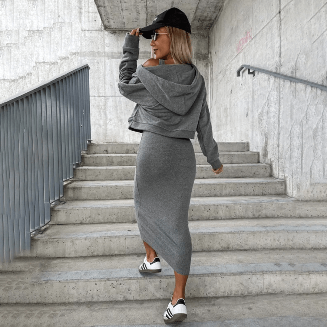 Levoire | Ensemble robe pull tricot femme