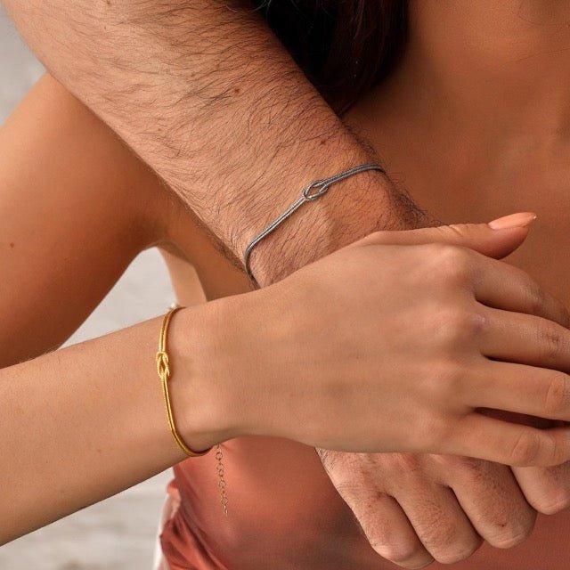 Levoire | Bracelet Minimaliste Nœud Amoureux