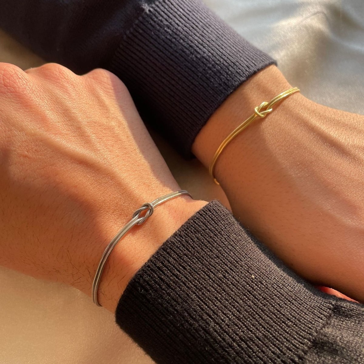 Levoire | Bracelet Minimaliste Nœud Amoureux