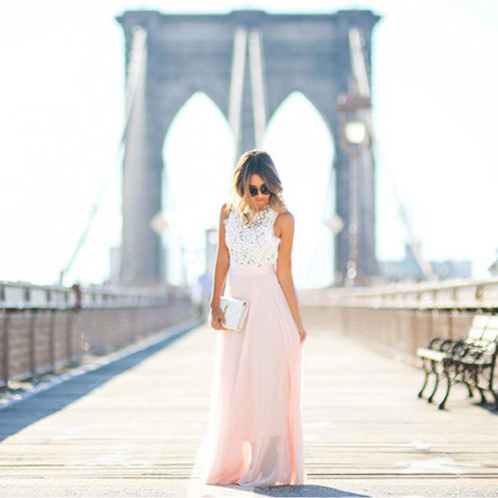 Levoire | Élégant Robe Maxi En Chiffon Blanche Style Intemporel Et Romantique