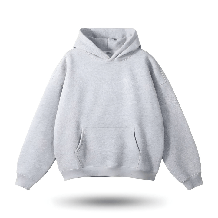 Levoire | Pull à capuche pour hommes avec coupe confortable pull gilet Gris