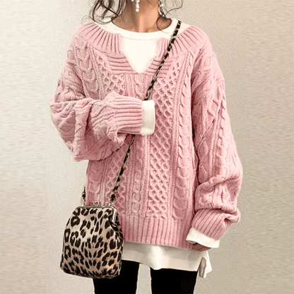 Levoire | Pull Décontracté Femme Chaud Confort Tendance Rosa