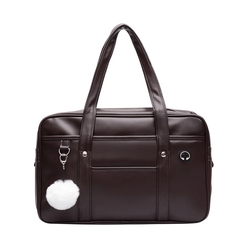 Levoire | Sac à épaule luxueux avec plusieurs compartiments et fermeture éclair Braun