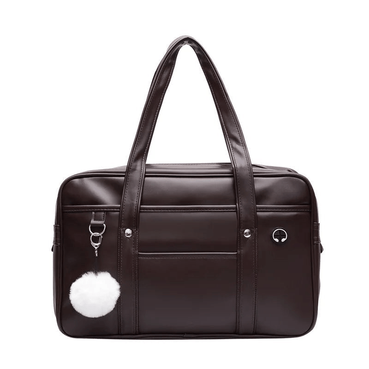 Levoire | Sac à épaule luxueux avec plusieurs compartiments et fermeture éclair Braun