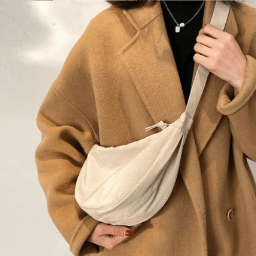 Levoire | Sac à bandoulière en nylon avec fermeture éclair et bandoulière réglable