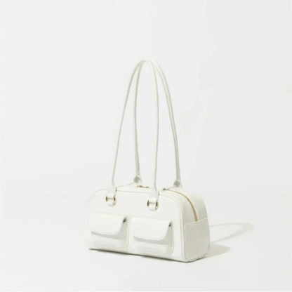 Levoire | Sac à main élégant pour femmes avec double compartiment avant Blanc