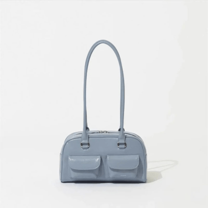 Levoire | Sac à main élégant pour femmes avec double compartiment avant Bleu