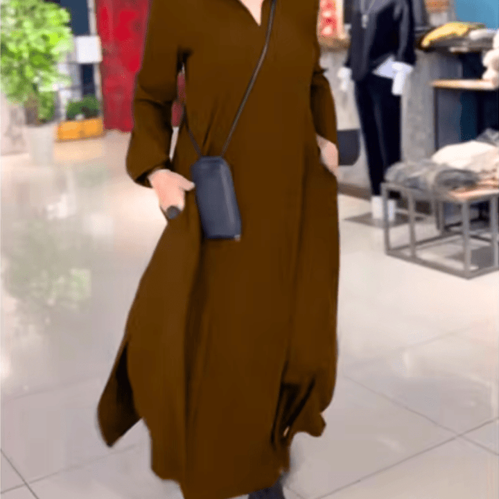 Levoire | Trenchcoat Femme Élégant Confortable Braun