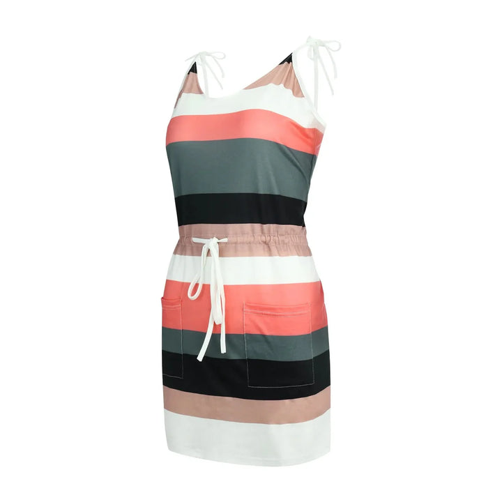 Levoire | Robe Camisole Unie Rayée