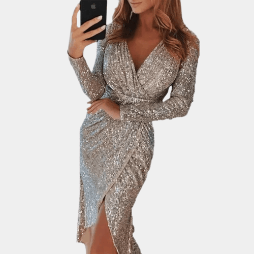 Levoire | Robe paillettes midi femme