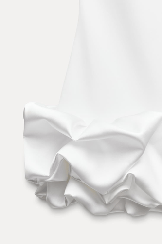 Levoire | Robe Mini Volants Sans Manches