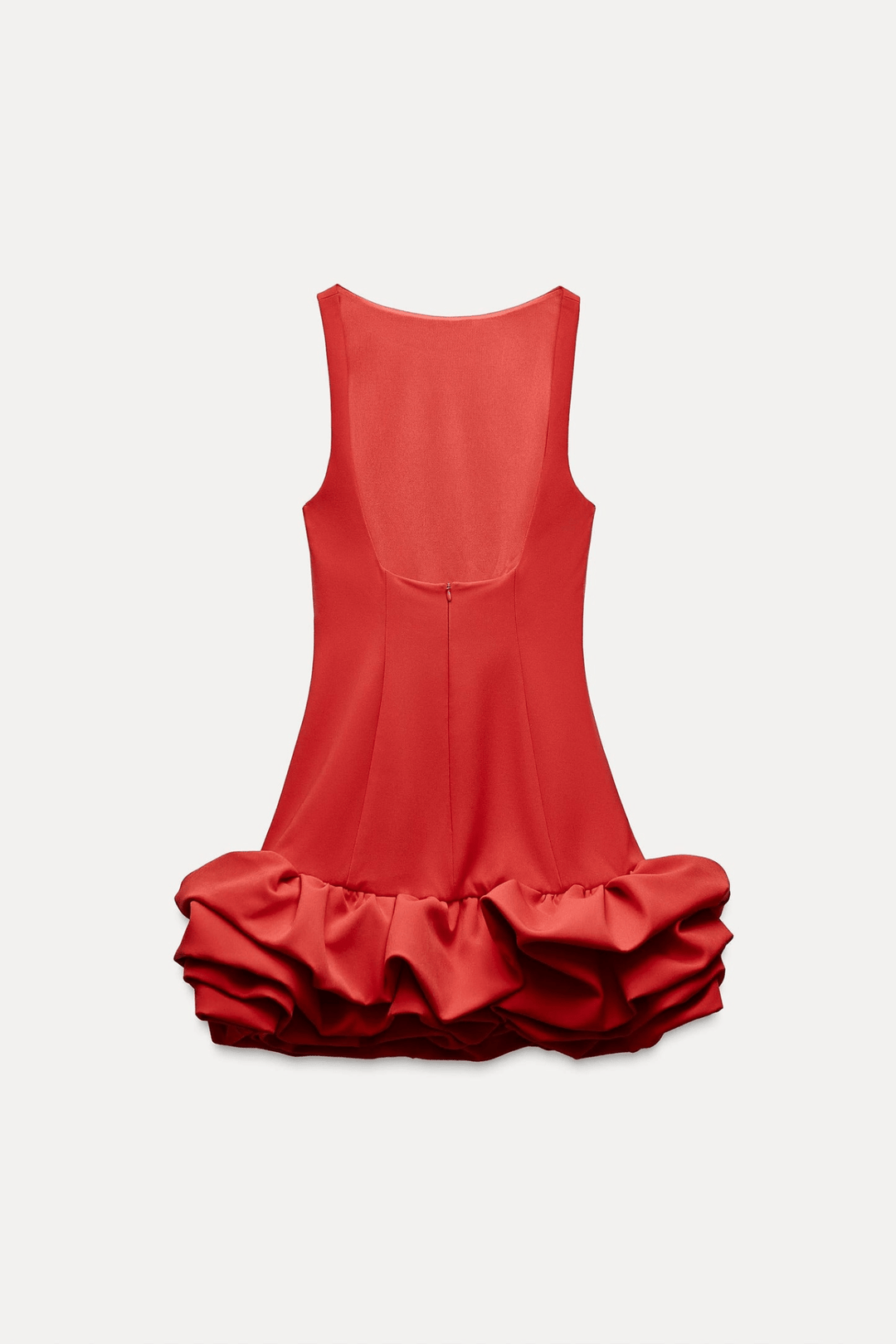 Levoire | Robe Mini Volants Sans Manches Rot
