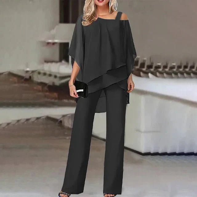 Levoire | Costume Féminin Élégant Noir