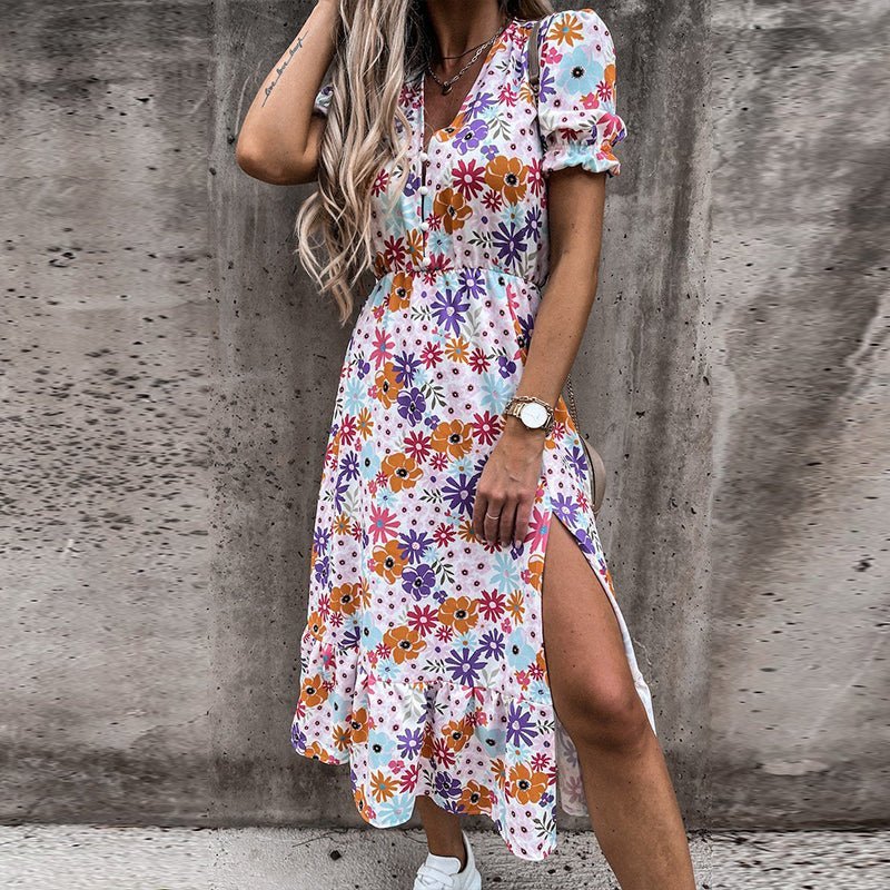Levoire | Robe D'Été Éclatante Fleurs