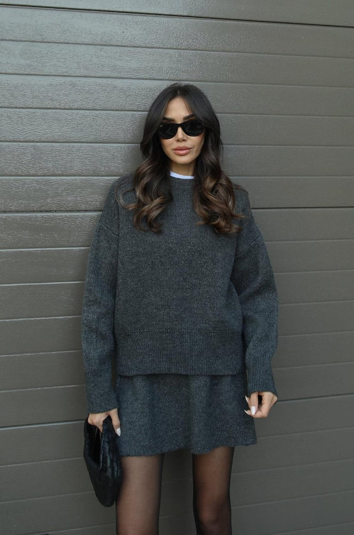 Levoire | Ensemble À La Mode Avec Un Style Tendance Gris