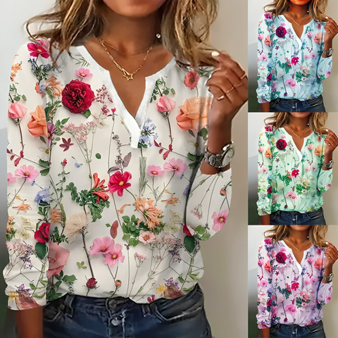 Levoire | Pulli Joyeux Avec Motif Floral Élégant Et Confortable