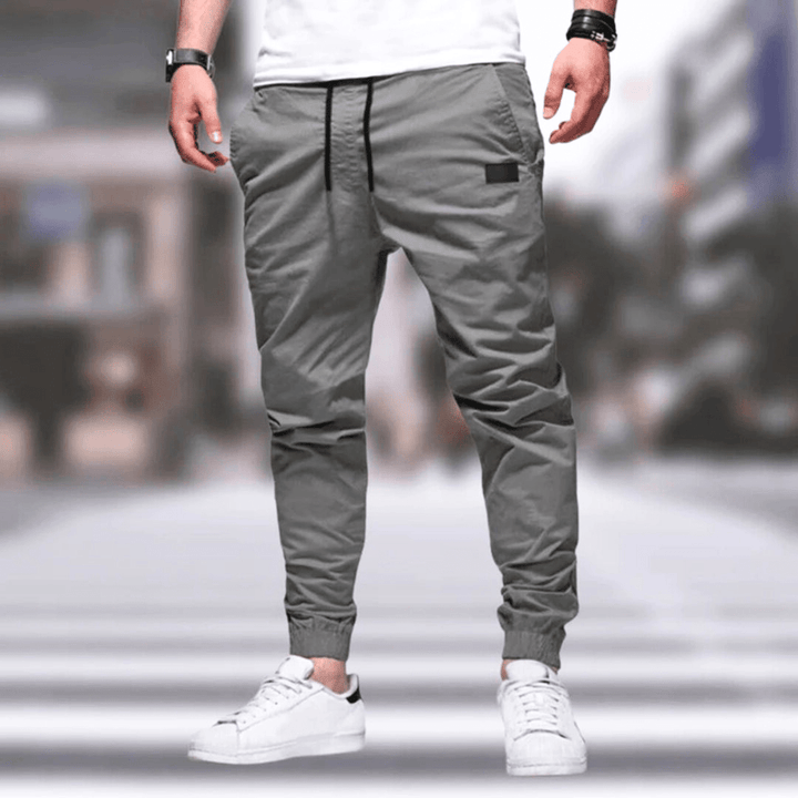 Levoire | Pantalon cargo homme confort ajusté & tendance nouveau style mode homme Gris