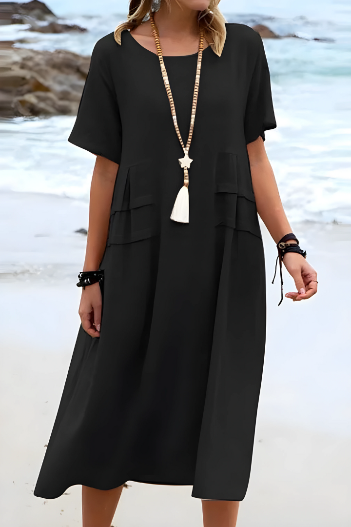 Levoire | Superbe Robe Qui Couvre Le Ventre Noir