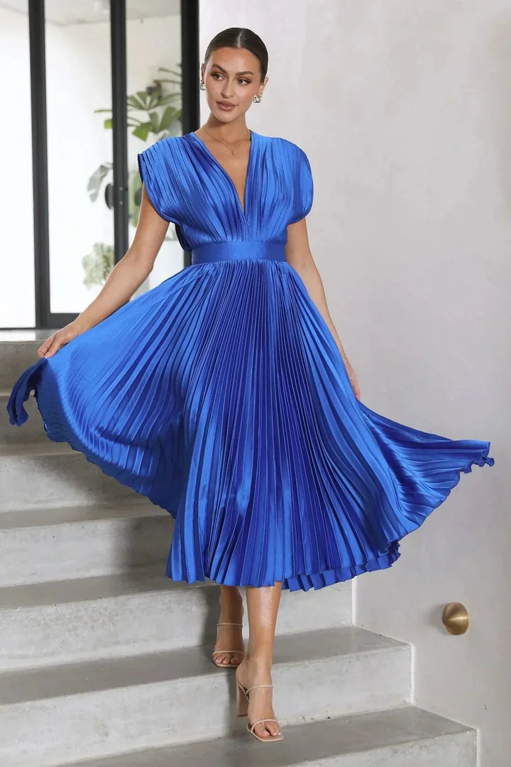 Levoire | Valahti Midi Robe Bleu