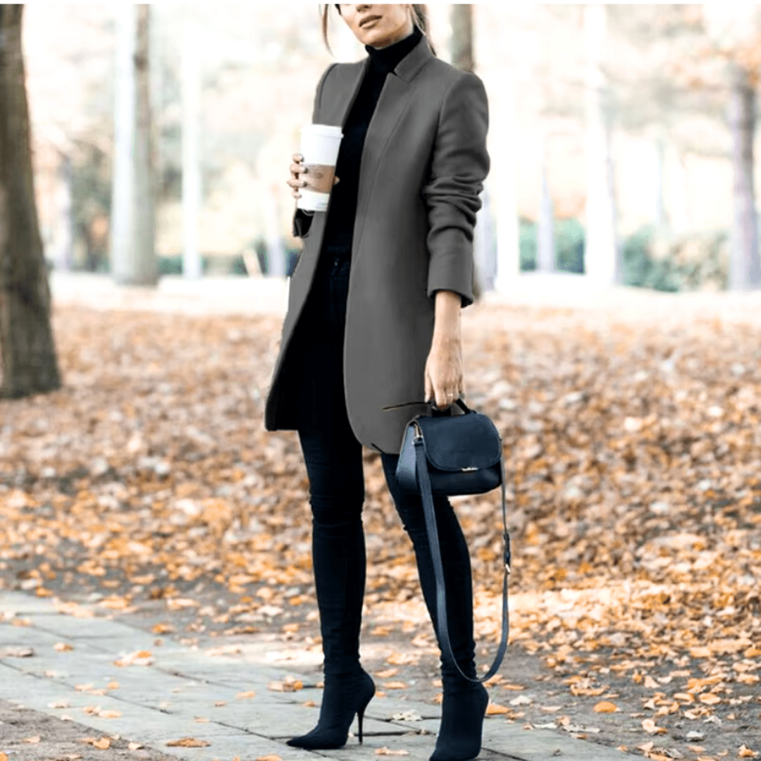 Levoire | Veste élégante pour femmes Design confortable et classique Gris foncé