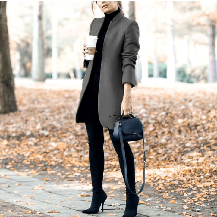 Levoire | Veste élégante pour femmes Design confortable et classique Gris foncé