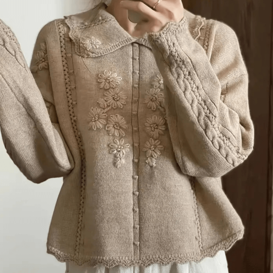 Levoire | Pull en khaki polyvalent pour femmes Sweatshirt Jumper Gilet