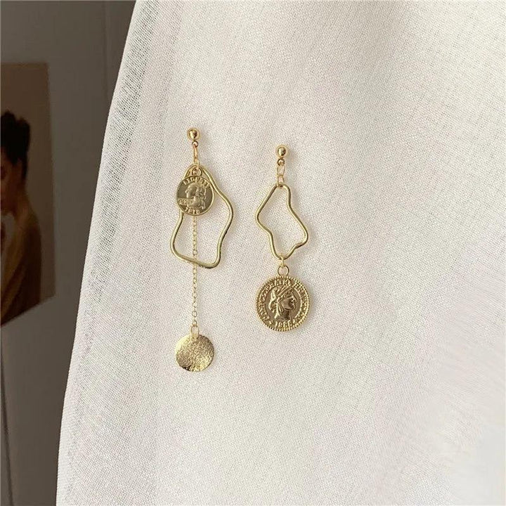 Levoire | Boucles D'Oreilles Baroques Asymétriques Avec Perle Et Accents Dorés