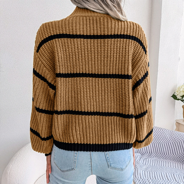 Levoire | Pull Femme Doux Avec Col Montant