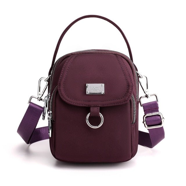 Levoire | Petit Mini Doux Coloré Sac À Épaule Violet foncé