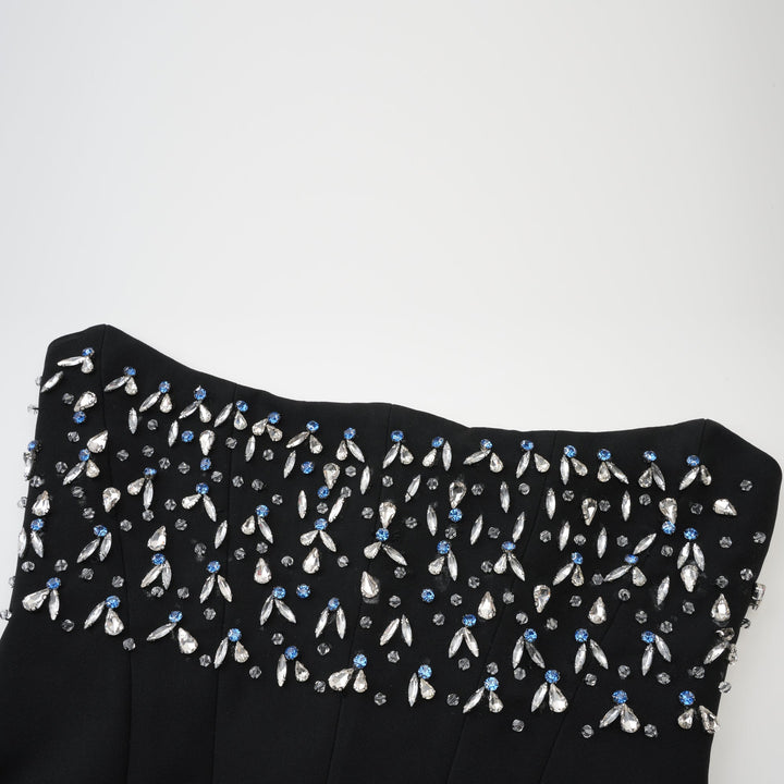 Levoire | Robe Maxi Ornée De Cristaux