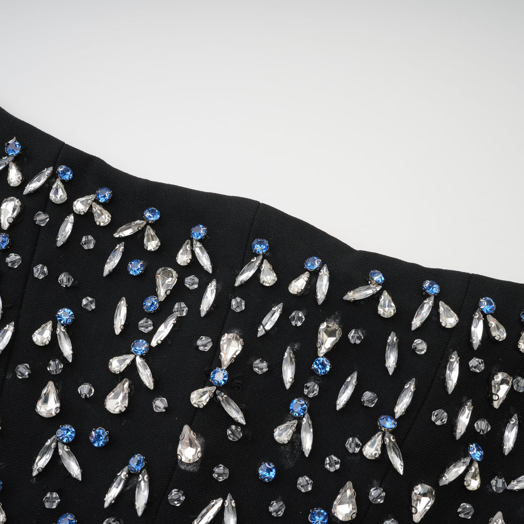Levoire | Robe Maxi Ornée De Cristaux