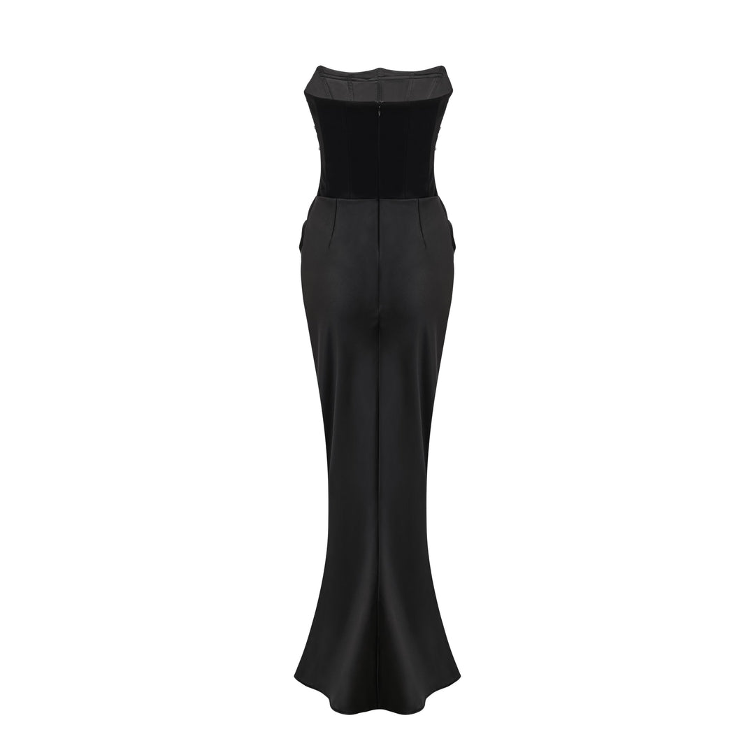 Levoire | Robe Maxi Ornée De Cristaux