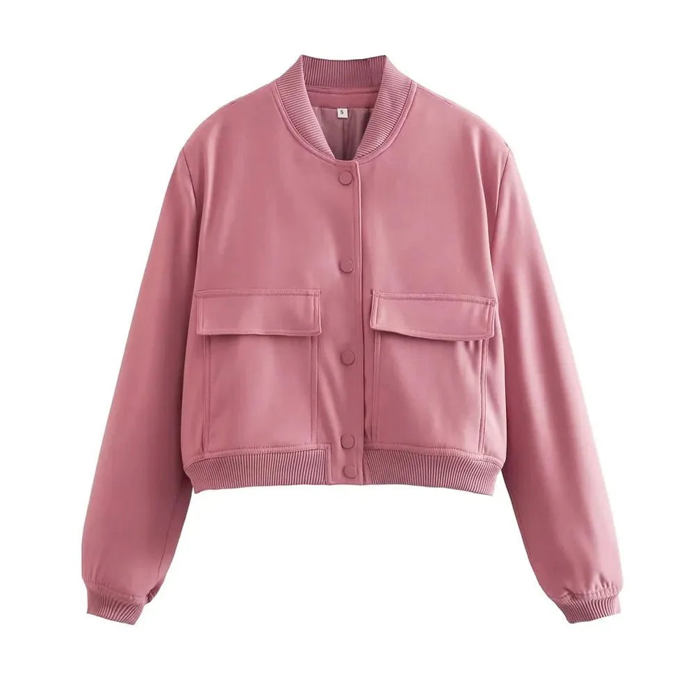 Levoire | Veste Bomber Multicolore De Printemps Rosa