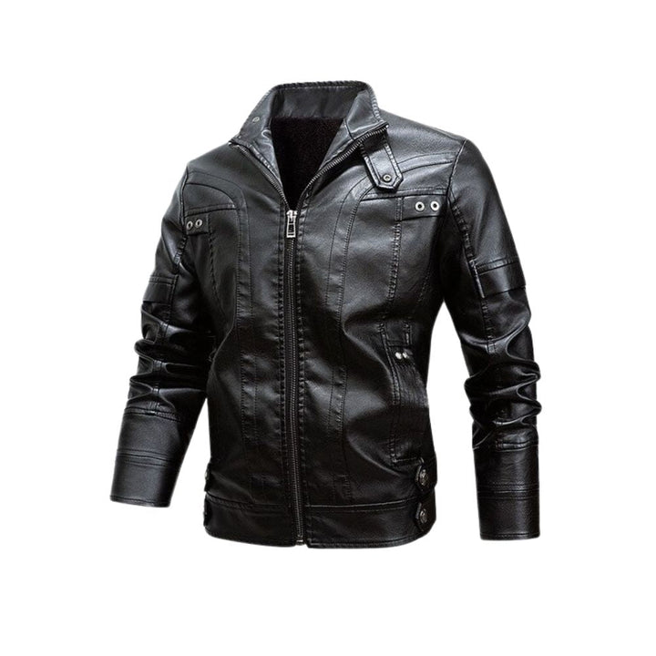 Levoire | Veste en cuir urbaine Noir