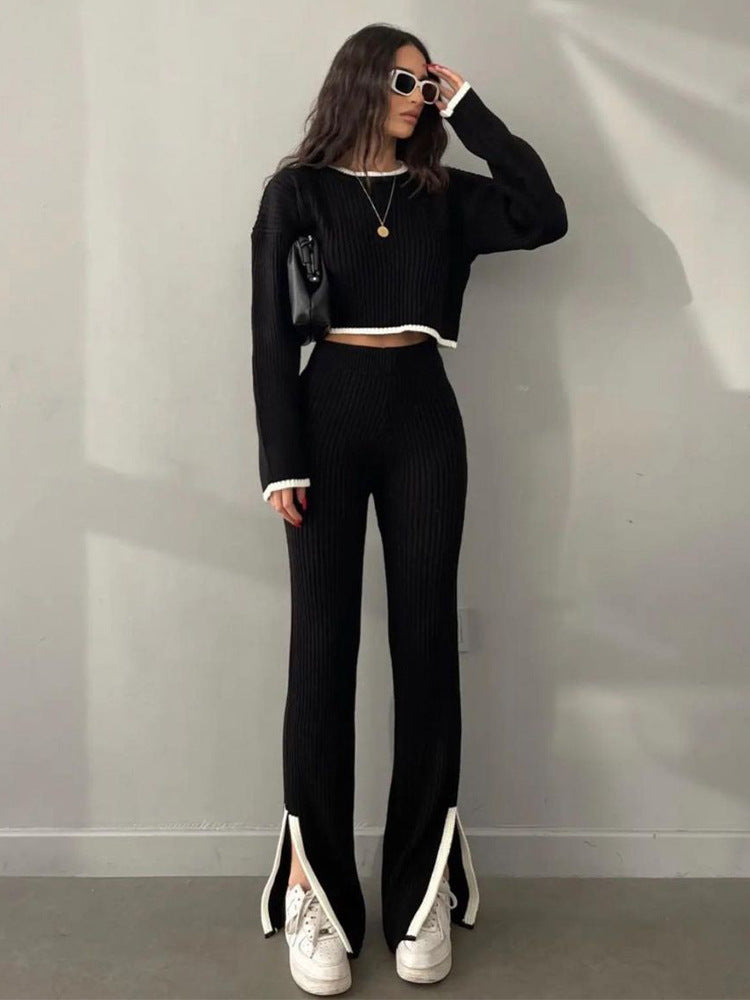 Levoire | Ensemble Deux Pièces Au Design Élégant Noir