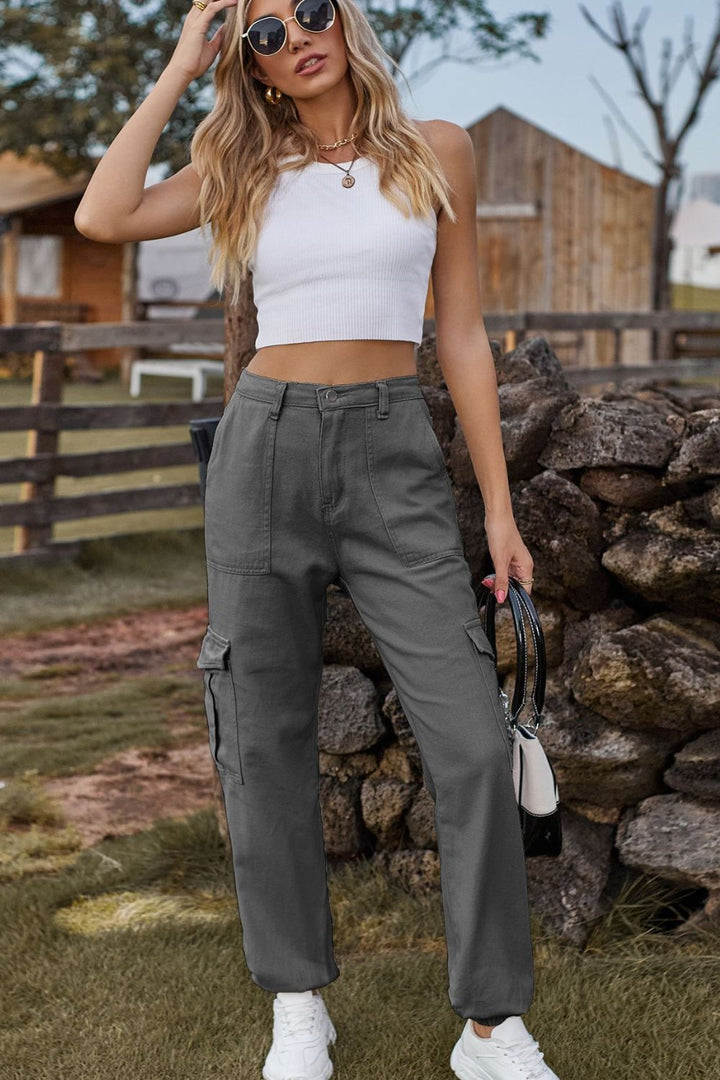 Levoire | Pantalon En Jean Coloré Avec Poches