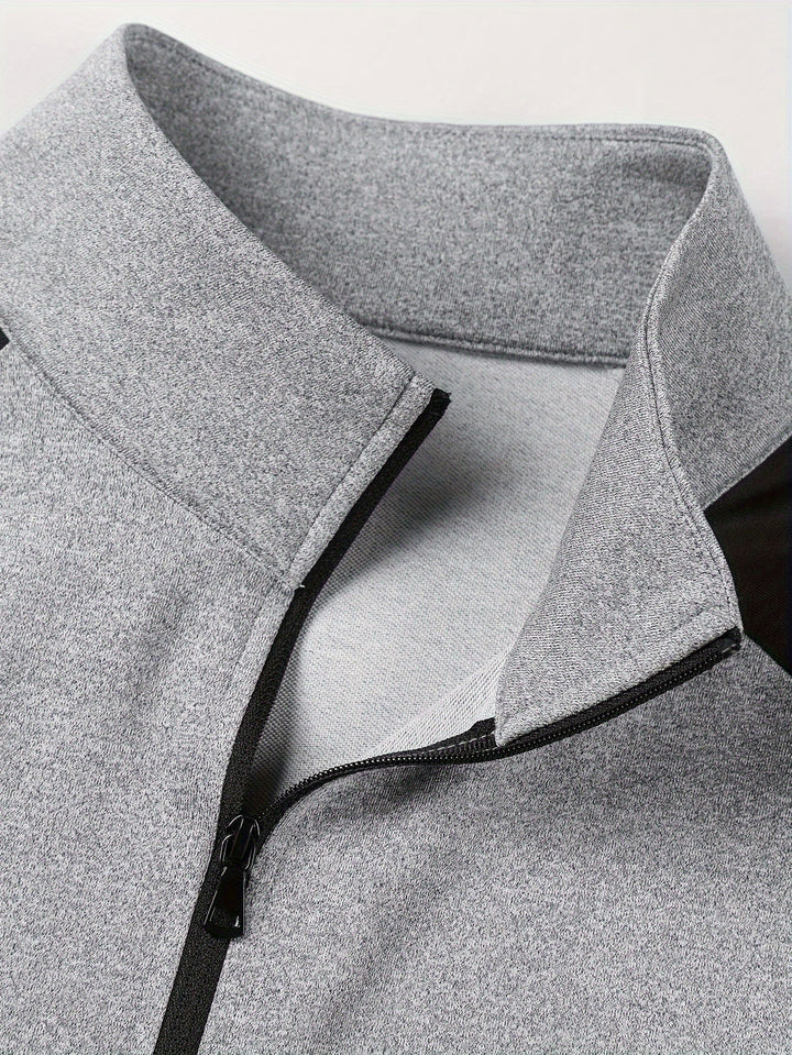 Levoire | Chemise Longue À Manches Longues Pour Homme Avec Demi-Fermeture Éclair