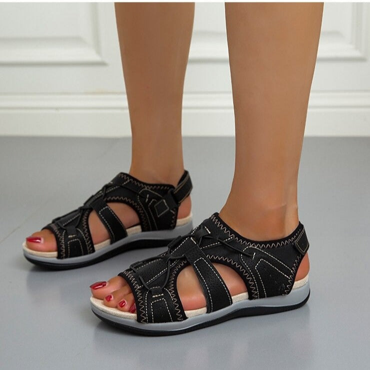 Levoire | 20 Sandales Dt Soutenant Et Ajustables Pour Femmes Noir