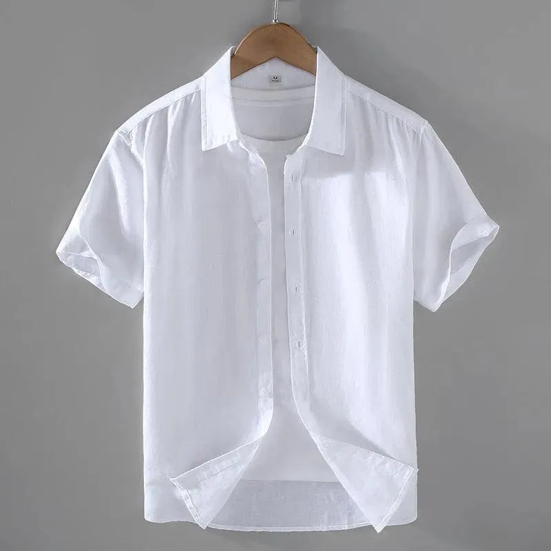 Levoire | Chemise en lin à manches longues Blanc