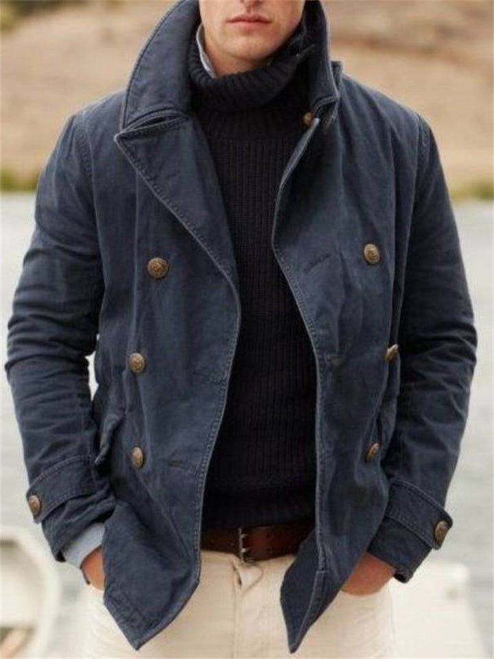 Levoire | Veste Vintage Pour Homme Bleue
