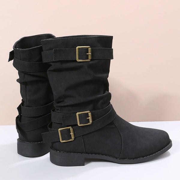 Levoire | Bottes Confortables Avec Soutien De La Voûte Plantaire Et Semelle Antidérapante Noir