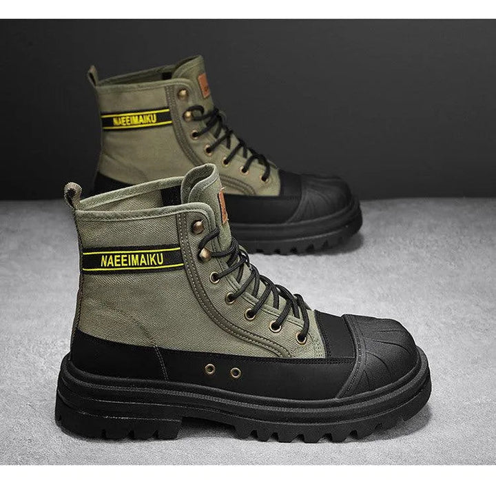 Levoire | Bottes en toile décontractées pour hommes avec semelle épaisse