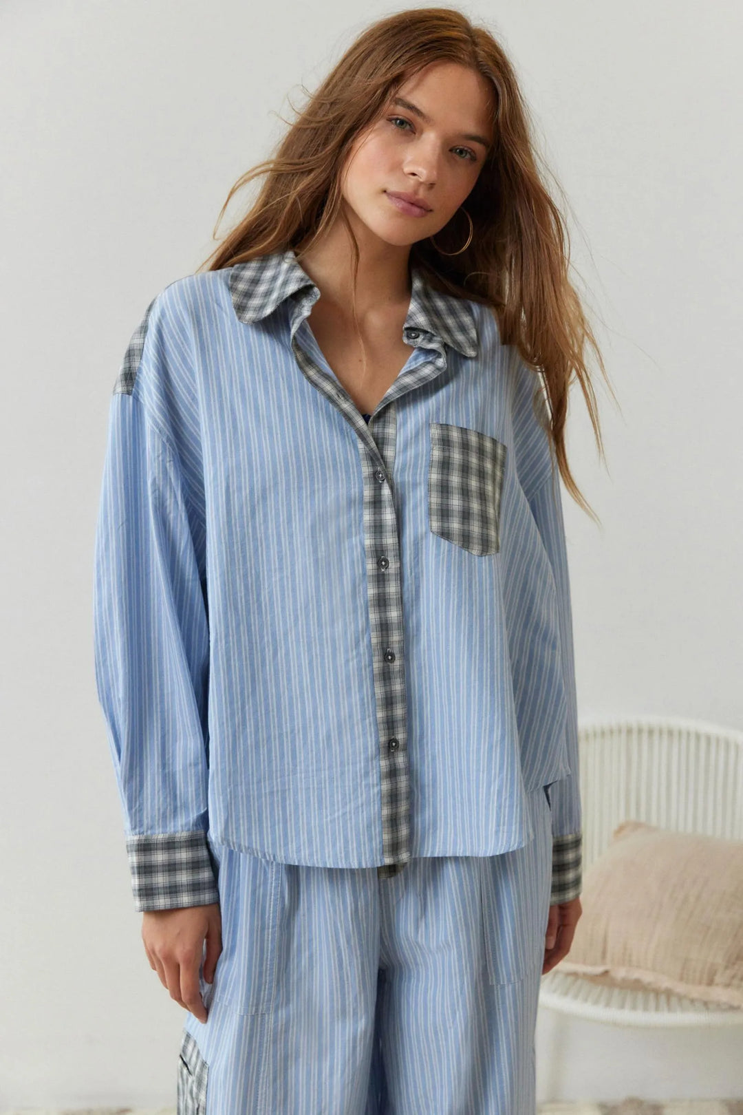 Levoire | Pyjama En Deux Pièces Luxueux Pour Femmes Bleu