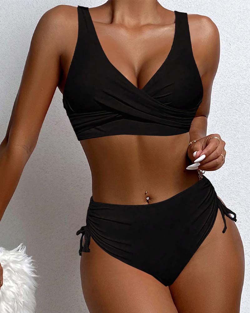 Levoire | Bikini Taille Haute Avec Cordon Pour Femmes