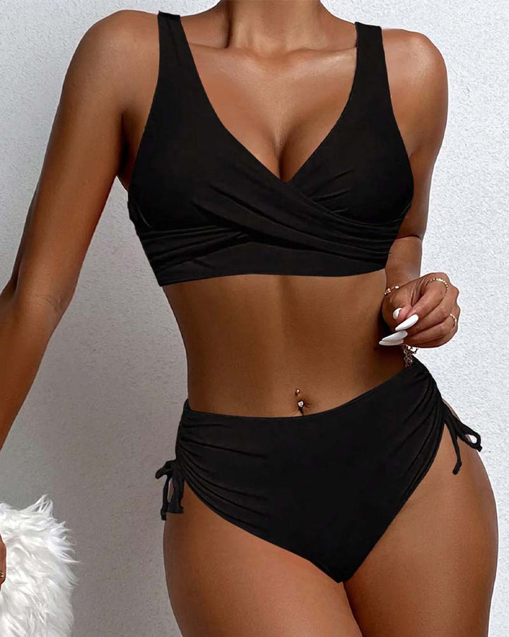 Levoire | Bikini Taille Haute Avec Cordon Pour Femmes