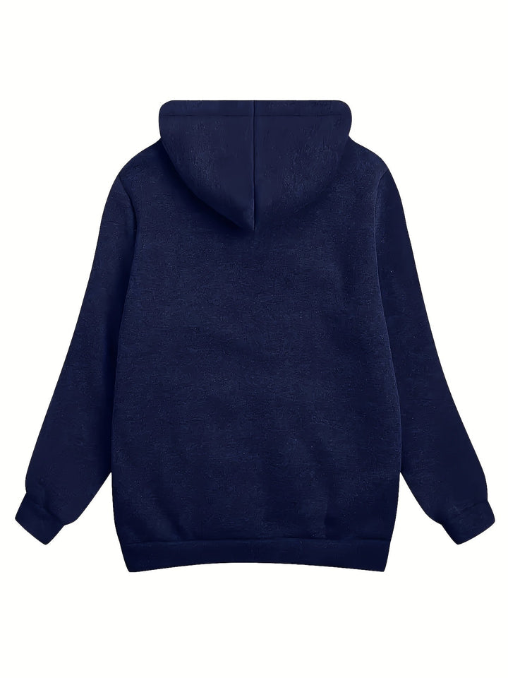 Levoire | Sweater À Capuche Unie Pour Femmes Avec Doublure En Polaire