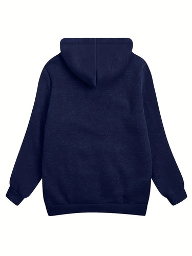 Levoire | Sweater À Capuche Unie Pour Femmes Avec Doublure En Polaire