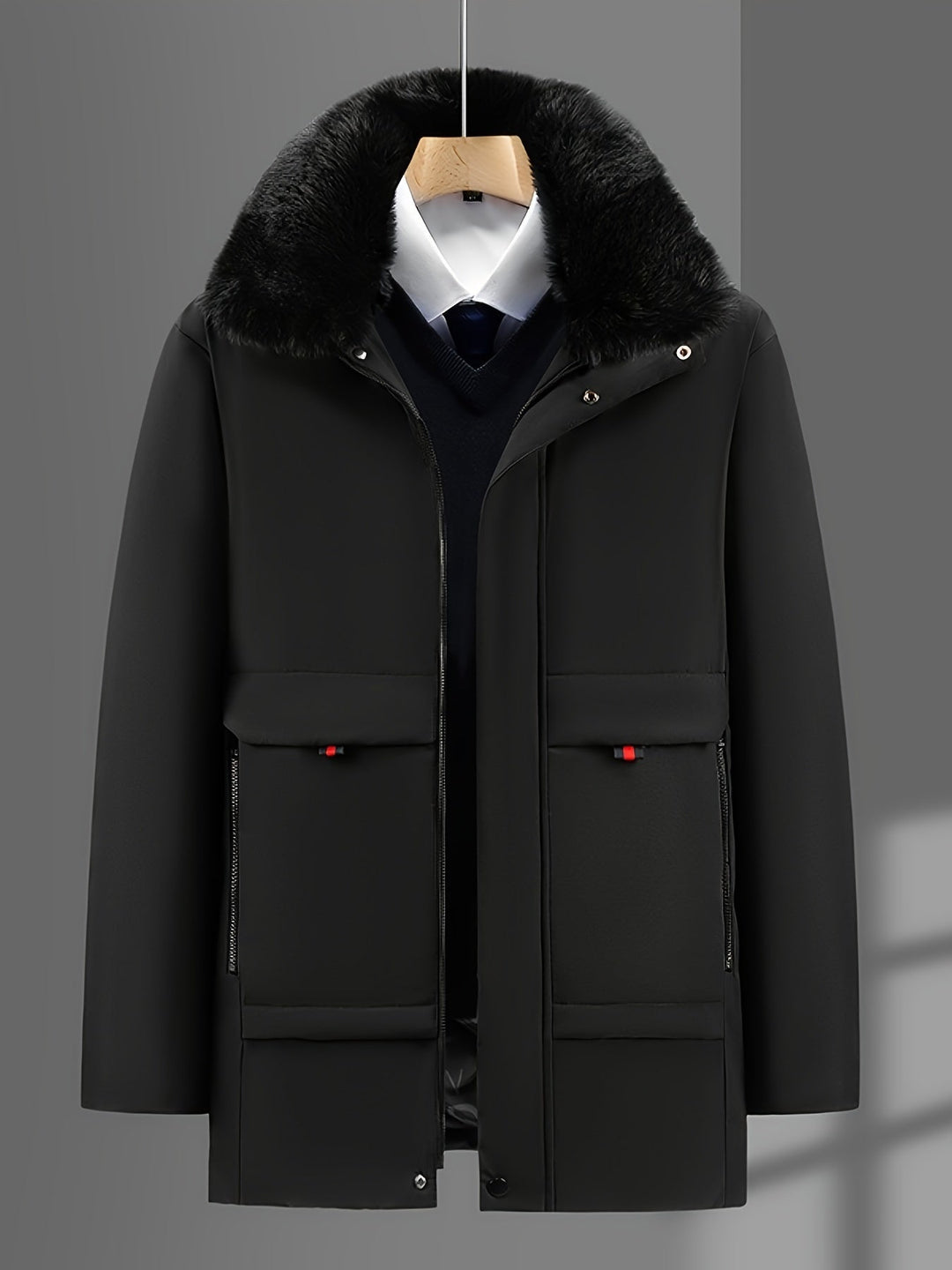 Levoire | Veste Imperméable Pour Homme Noir